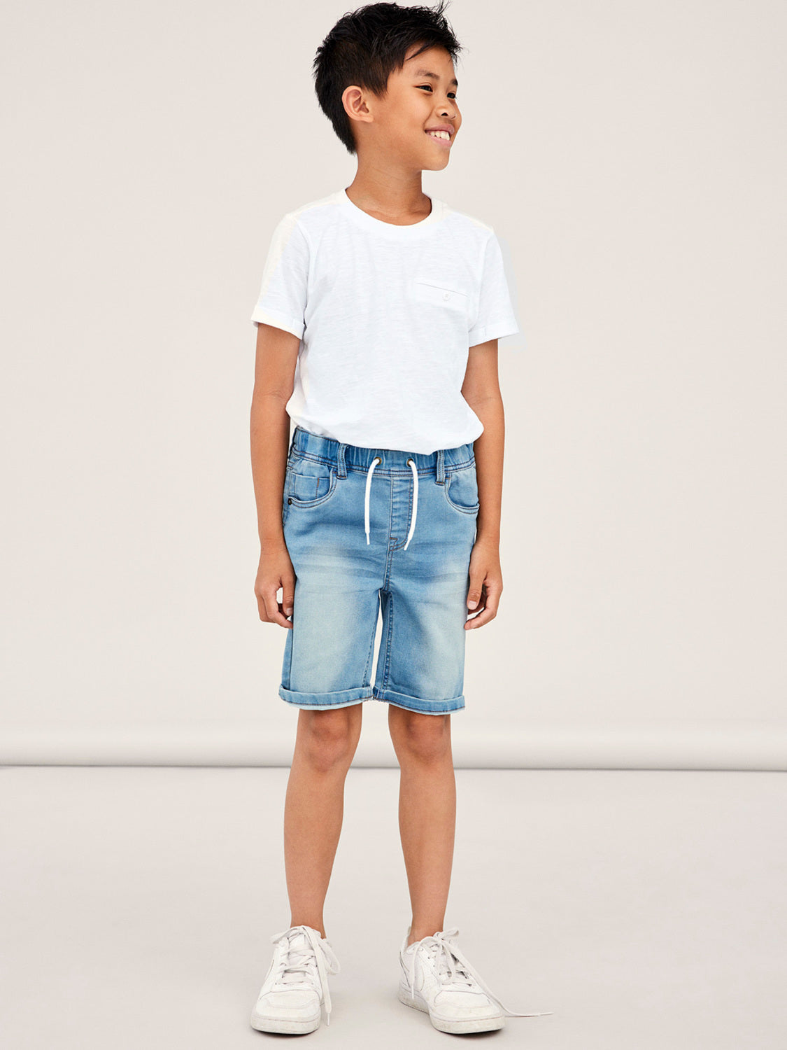 NKMRYAN Shorts - Light Blue Denim